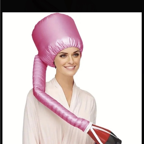 Adjustable Hair Dryer Bonnet for Hair Styling, Color, and Conditioning New/ Pink - Picture 6 of 7